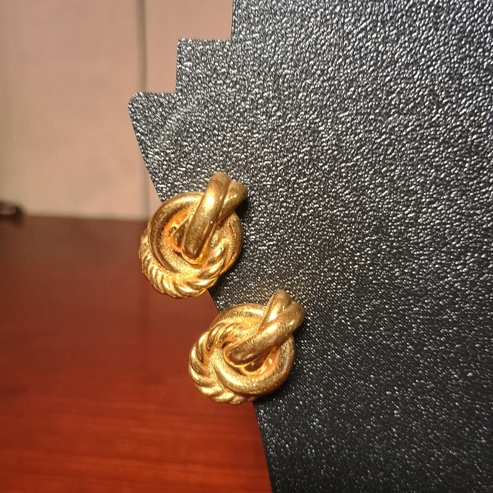 Burberrys Clip On Earrings